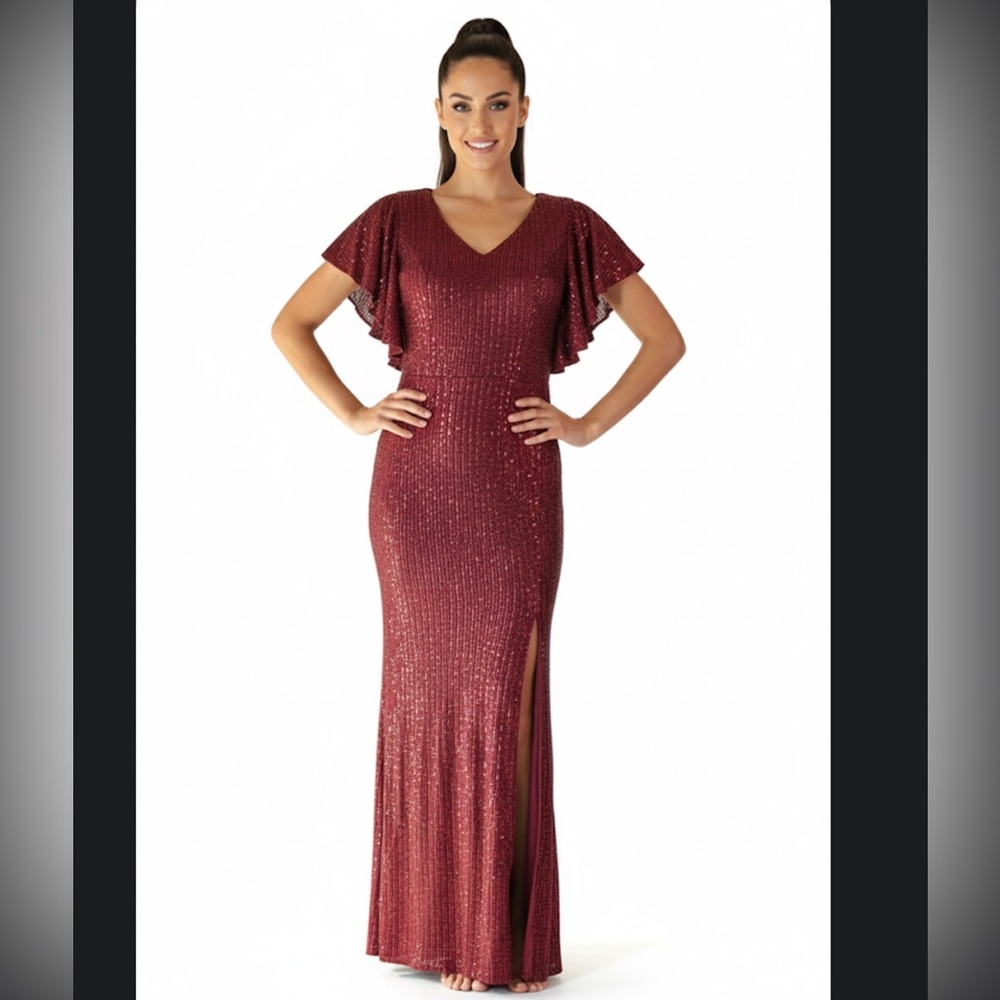 Dressalisa Sequined Stretchy Cocktail Maxi Dress